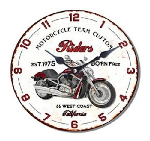 Reloj Mural Decorativo Diseño Riders / Runn