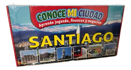 Juegos De Mesa Y Carta Aprender Conocer Mi Ciudad Santiago (Usado)