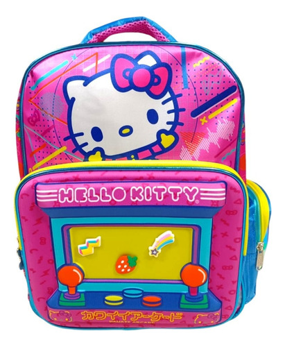 Mochila Hello Kitty Kinder Backpack 179175 Color Fucsia