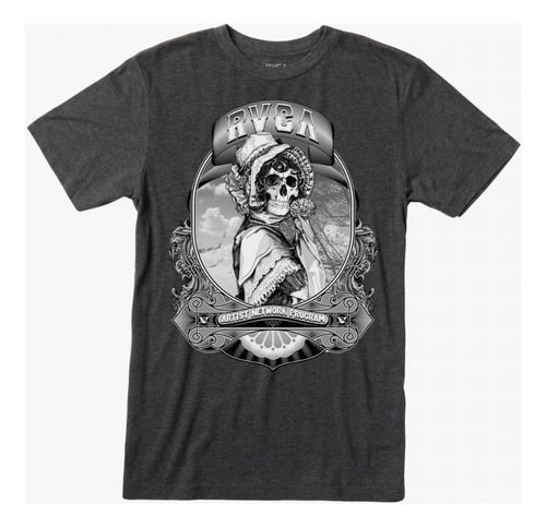 Playera Rvca George Thompson Skull Original The Reason Store