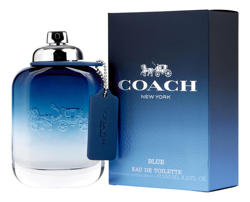 Perfume Coach Blue Edt En Aerosol Para Hombre, 100 Ml