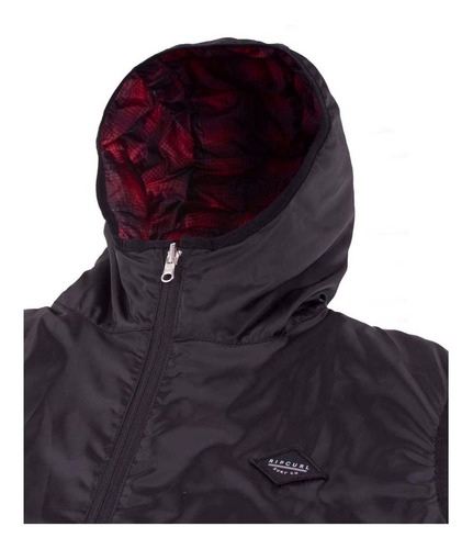 Imagen 4 de 6 de Chaleco Reversible Rip Curl Puffer Rojo Negro Hombre
