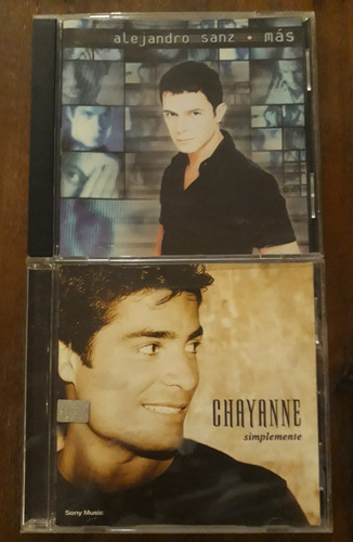 Alejandro Sanz - Mas - Chayanne - Simplemente - Lote 