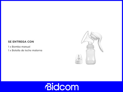 Sacaleche Extractor De Leche Gadnic 150 Ml Diseño Portatil