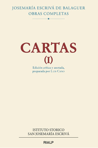 Cartas I Edicion Critico Historica Rustica