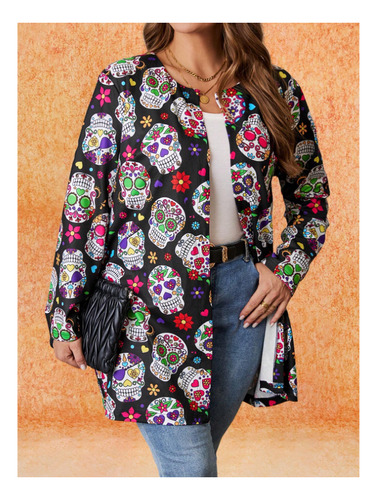 Ensamble Ligero Catrina Halloween Talla Extra Envio Incluido
