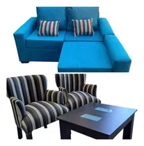 Comprar Juego De Living, Sillon 2 Cuerpo+mesa Ratona+ Silla Materas