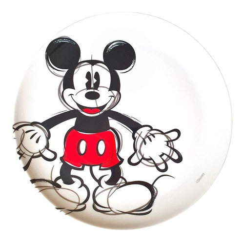 Plato De Melamina Postre Ensalada Disney