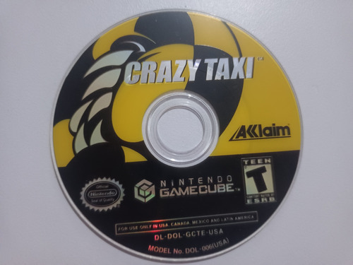 Crazy Taxi Nintendo Game Cube Sin Caja Sin Manual Original 