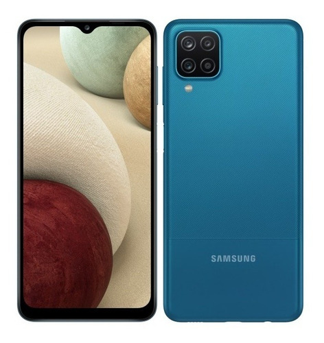 Teléfono Samsung A12 4gb Ram 64gb Azul