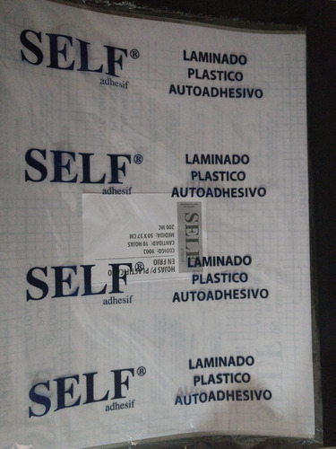 Plastificado En Frio Paquete Por 10 Unidades
