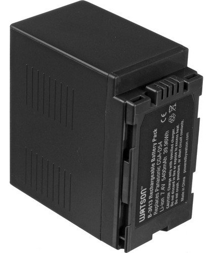 Watson Cga-d54 Bateria De Iones De Litio (7.4v, 5400mah)