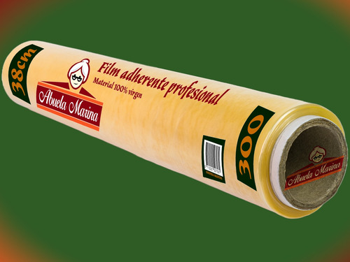 Papel Film Adherente Cocina Rollo 38cm 300mt Comidas X8 Roll