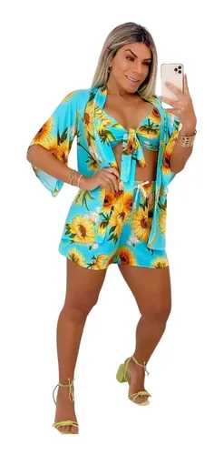 Conjunto hotsell praia feminino