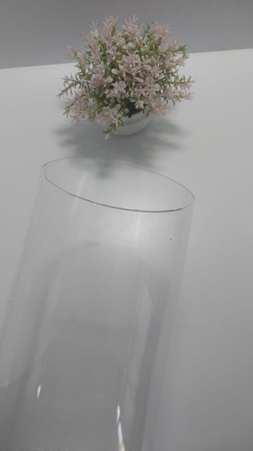 Tubo (cano) Acrílico 100mm Ext X 2mm 96mm Int X 50cm - Full