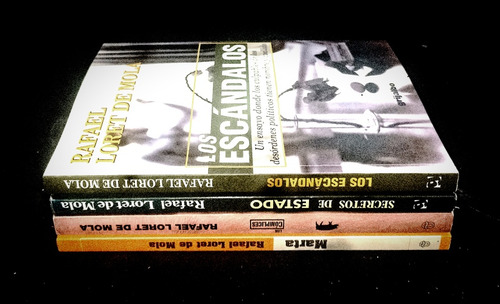 4 Libros Rafael Loret De Mola Los Escándalos Los Cómplices (Usado)