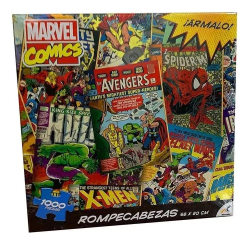 Rompecabezas De Colección Marvel Comics 1000 Piezas Novelty