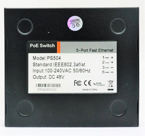 Switch Poe Gb 5 Ptos 30wpto 62w (Usado)