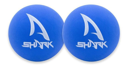 Bola De Frescobol Shark Tubo Com 02 Bolas Azul