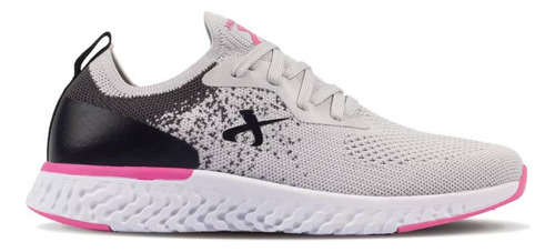 Zapatillas Jaguar 9033 color gris/fucsia - adulto 36 AR