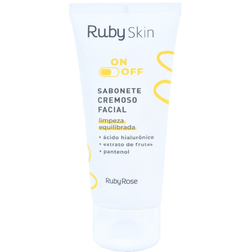 Imagem 3 de 10 de Sabonete Cremoso Facial Ruby Skin On + Off Ruby Rose