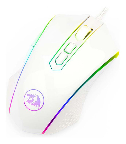 Mouse Gamer Redragon Memeanlion Lunar White Rgb M710w-rgb
