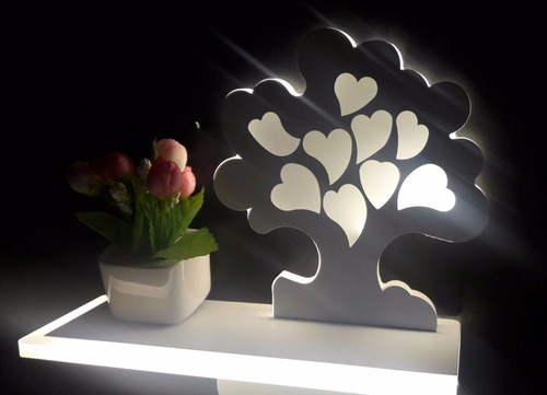 Imagen 3 de 10 de Lámpara De Pared Led Tipo Repisa