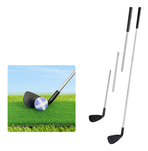 Club De Golf Chipper Con 2 Pelotas De Golf, Eje De Adultos