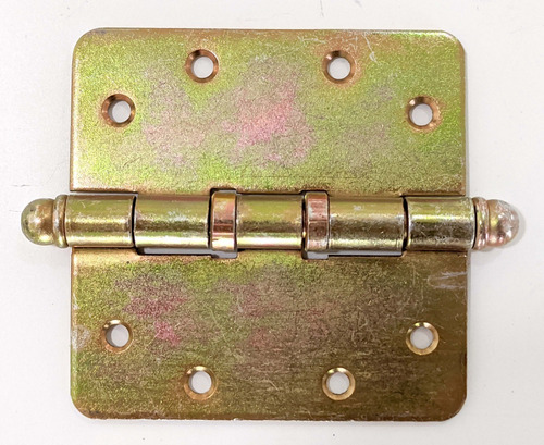 Imagen 4 de 9 de Bisagras Munision 100 X 100 X2.5mm Zinc Amarilo Reforzada X3