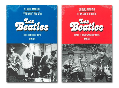 Libro Los Beatles Tomo 1 Y 2 Sergio Marchi