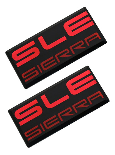 2 Emblemas Sle Sierra De Repuesto Para Gmc 1500 2500 3500 Pi