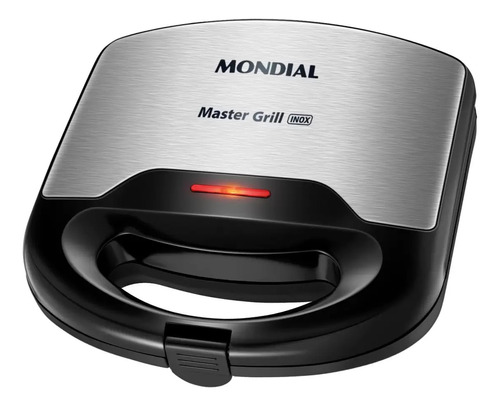 Sanduicheira Master Grill 750w S-20 Preto/inox Mondial Cor Preto 220V