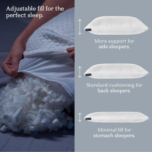 Almohada Dreamyblue Ajustable Con Relleno De Espuma (queen)