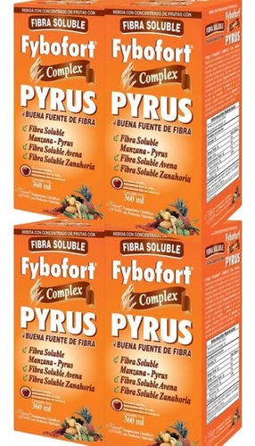 Fybofort Pyrus X360ml X4 - mL a $350