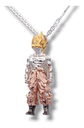 Dije De Goku Super Sayayin Hecho En Plata Y Rodinado 