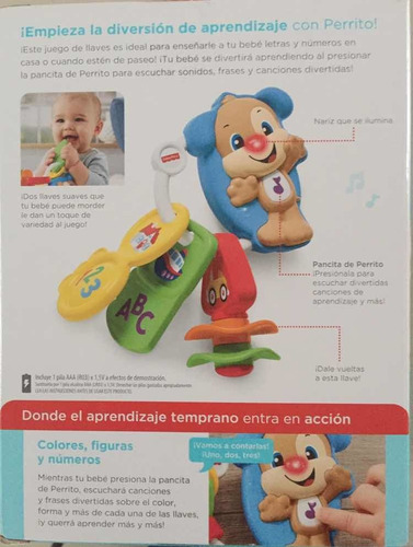 Juego De Llaves Llavero Cuenta Y Aprende Fisher Price