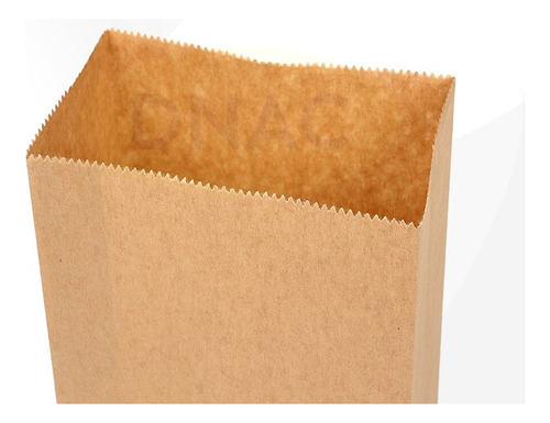 Saco De Papel Kraft Pardo Mix Para Pipoca 3kg Com 500un
