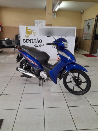 Imagem 6 de 9 de Honda Biz 125 Ex Azul 2017