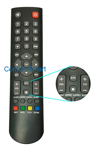 Control Remoto Play -stop Para Tv Miray Lcd Led