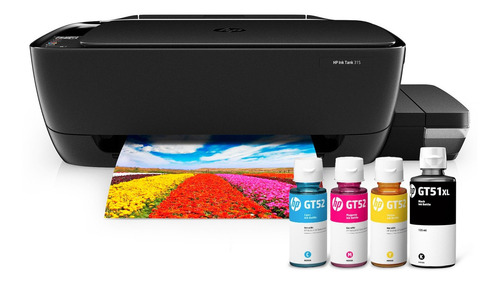 Impresora Multifuncion Hp Gt 415 Color Sistema Continuo Wifi Color Negro