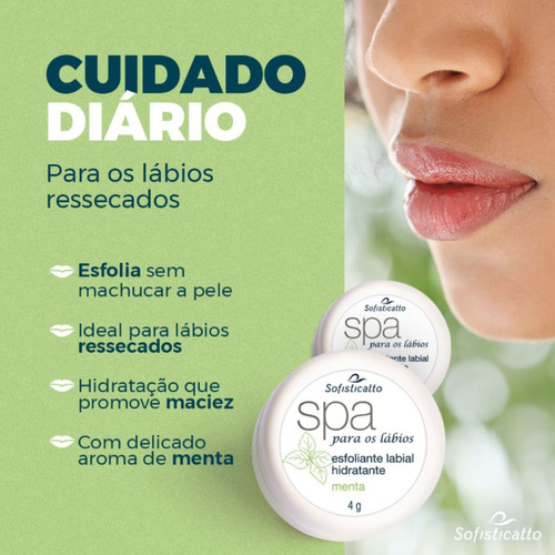 Exfoliante Hidratante Intenso Labial Anti Resecamiento Menta