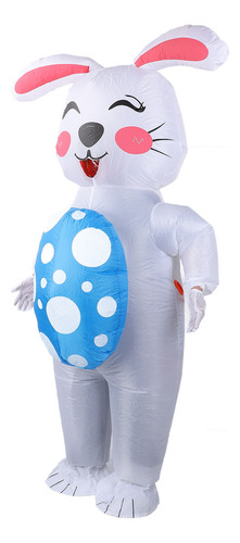Disfraz De Conejo Inflable Con Forma De Huevo Para Adultos