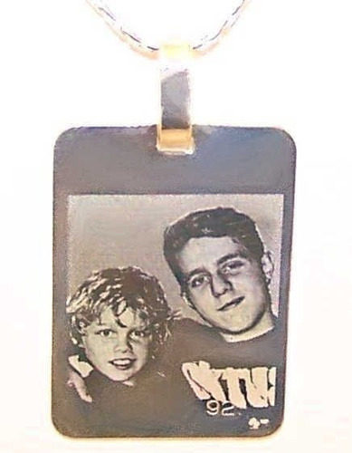 Foto Medalla Plata 925 Personalizada 15x21mm Escrit