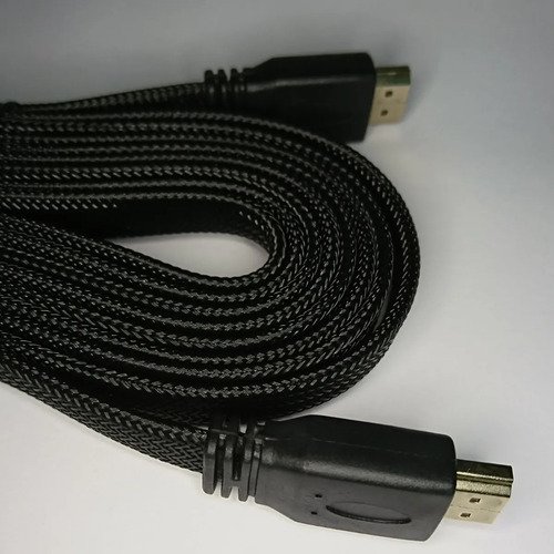 Imagem 2 de 4 de Cabo Hdmi Flat Alta Velocidade 1080p Full Hd - 3 Metros