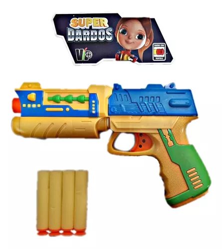 brinquedo sensacional Pistola Arma nerf Lança Dardos hoting gun - hotting  gun - Lançadores de Dardos - Magazine Luiza