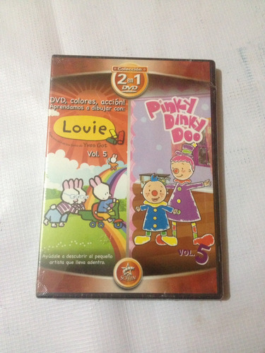 Louie Pinky Dinky Doo Vol 5 Doble Película Dvd Cerrado Nuev 