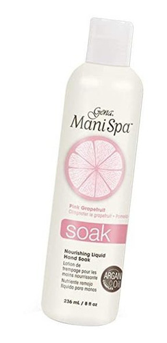 Gena Mani Spa Liquid Hand Soak, Softens, Moisturizes Hands,