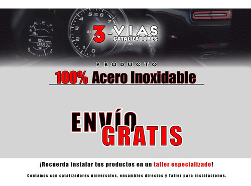 Euro 5 Catalizador Doble Sustrato Con Puerto Para Sensor