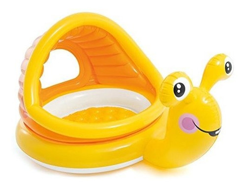 Intex 57124 Piscina De Caracoles Bebe Con Sombrilla 57l X 4