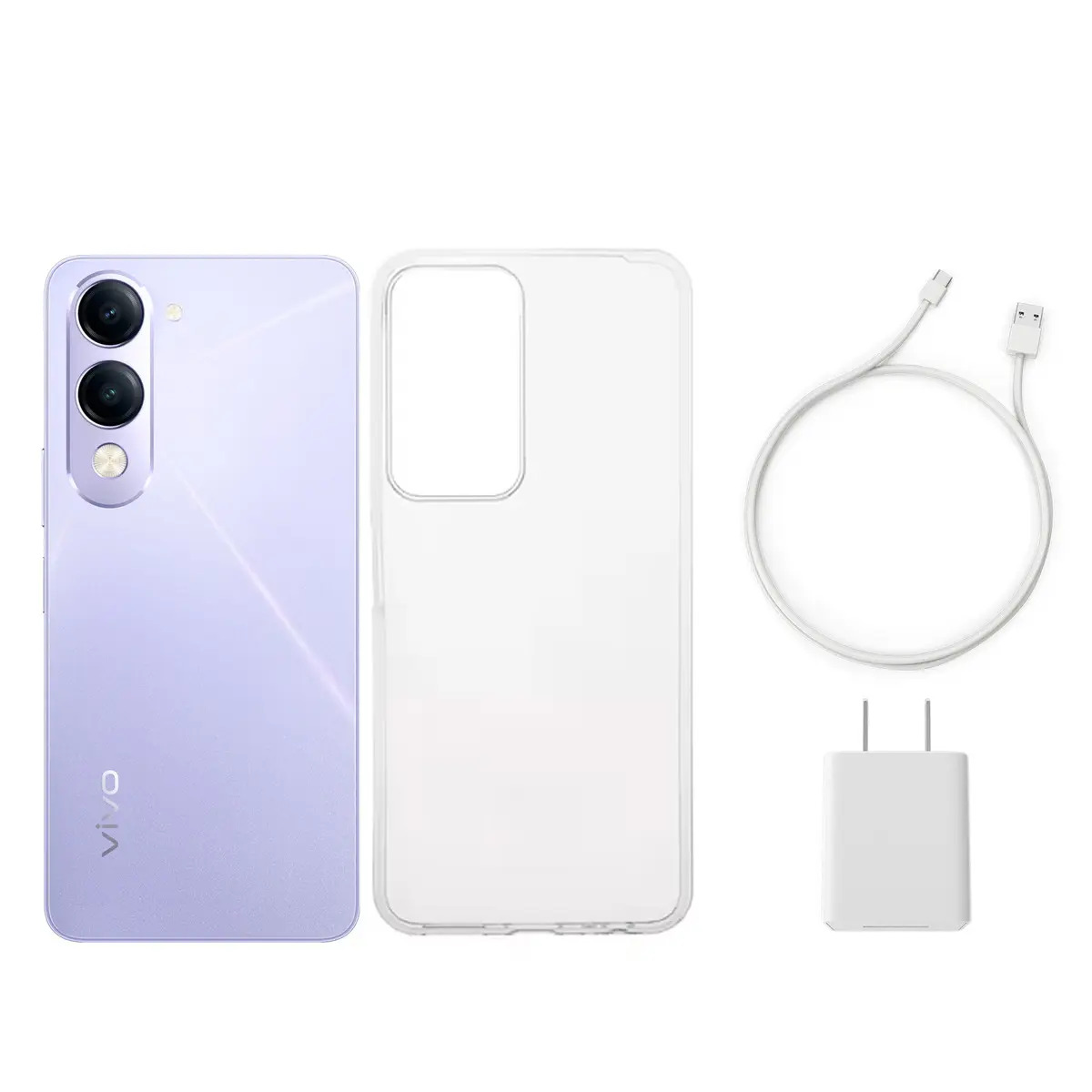 Celular Vivo Y04 Lavanda 256gb + 4gb Ram | Batería 5150 Mah | Pantalla 6.74 90hz | Cámara 13mp | Ip64 Resistente | Android 14